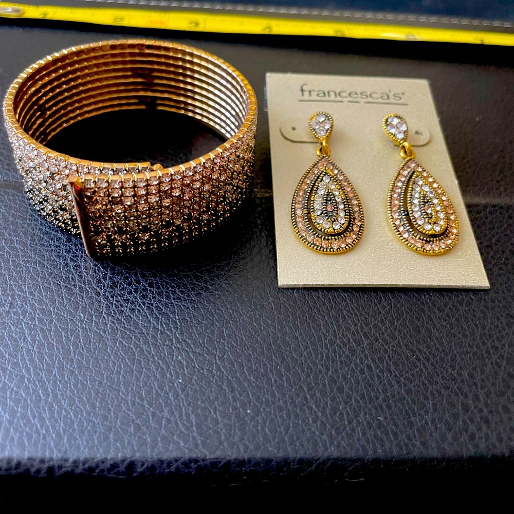Francesca's Collections Gold and Silver Bracelet